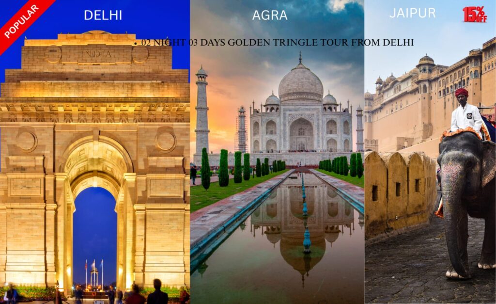 Golden Triangle Tour Delhi Agra Jaipur 3D / 2N